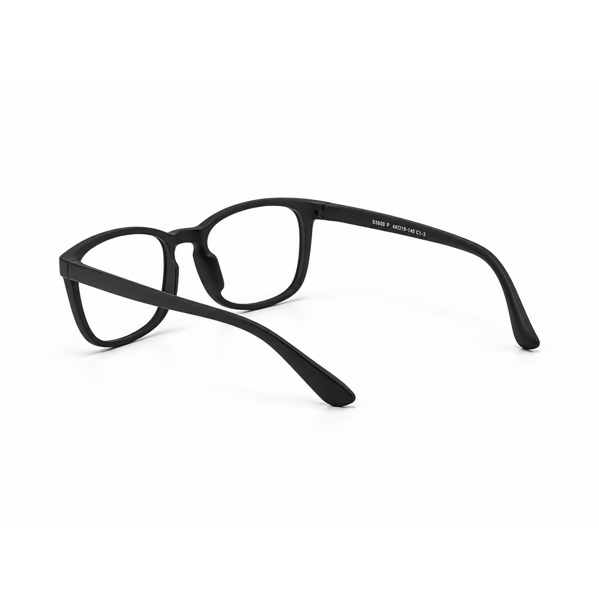 Nico kids prescription glasses in Matte Black, product view 3