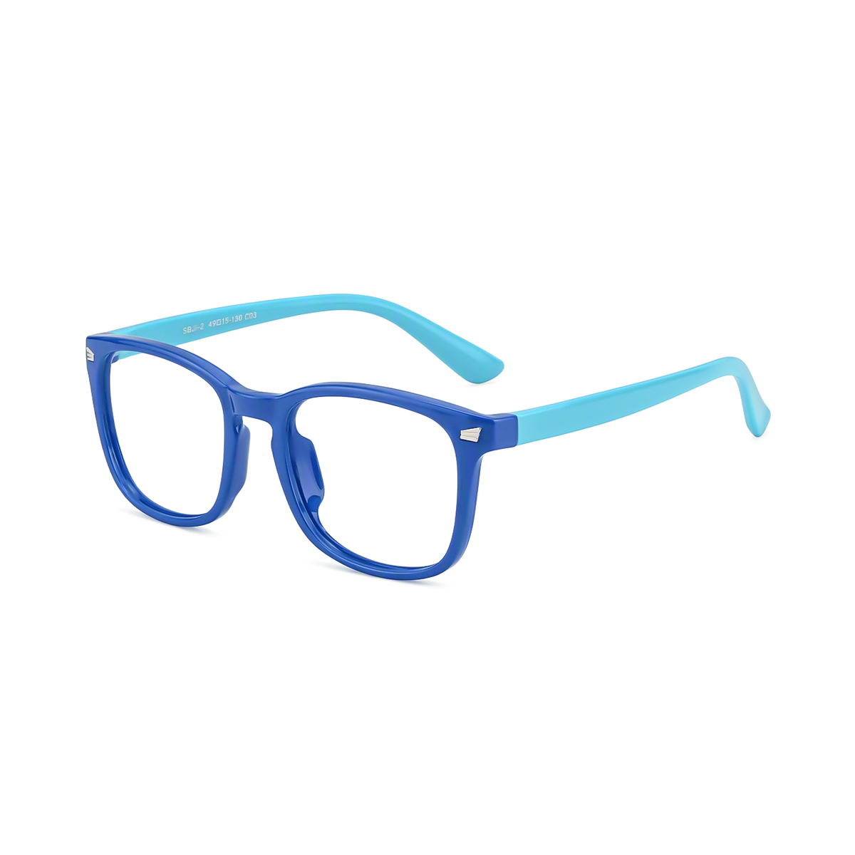 Nico kids prescription glasses in Blue, product view 2