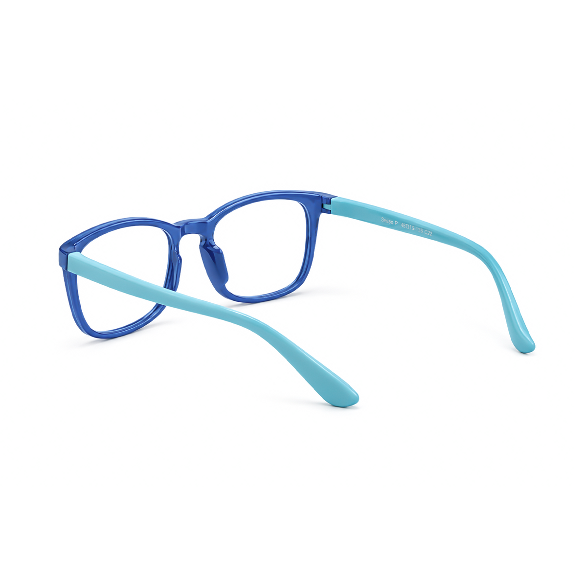 Nico kids prescription glasses in Blue, product view 3