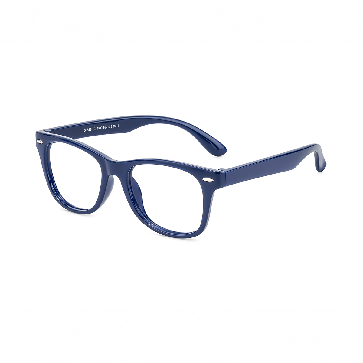 Hazel kids prescription glasses in Blue, product view 2