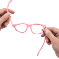 Hazel kids prescription glasses in Pink, product view 4