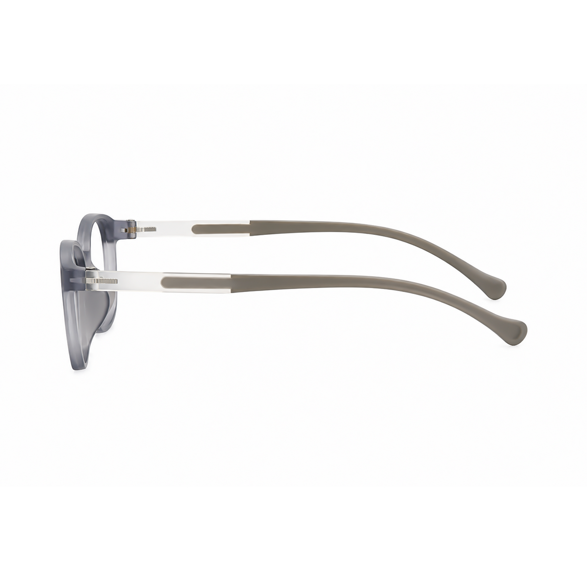Rowan kids prescription glasses in Grey, product view 4