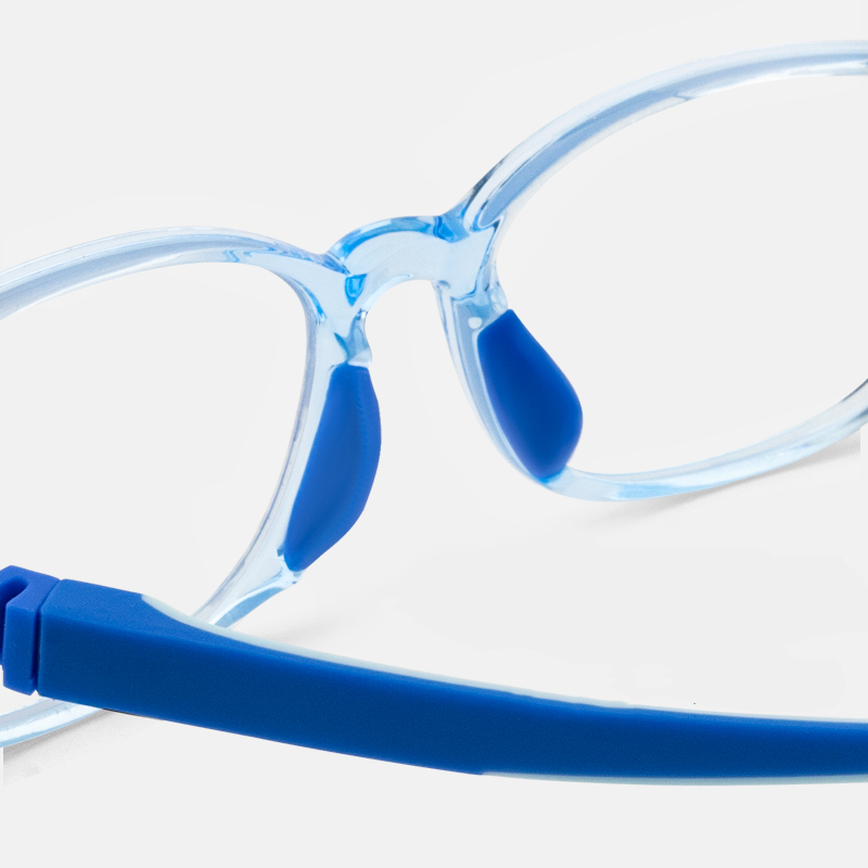 Remy kids prescription glasses in Blue, product view 5