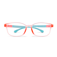 Remy kids prescription glasses in Pink, front view