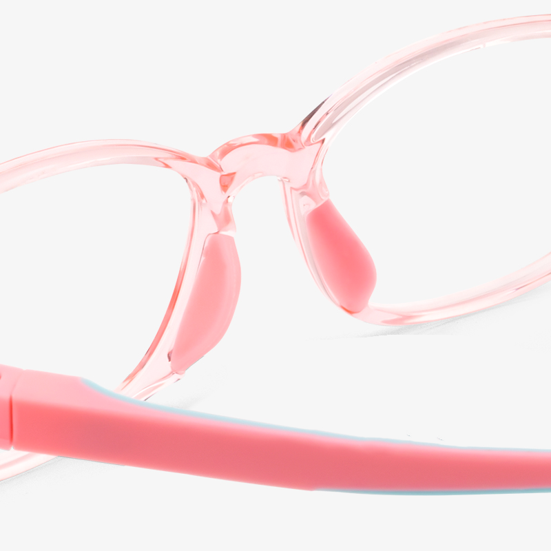Remy kids prescription glasses in Pink, product view 5