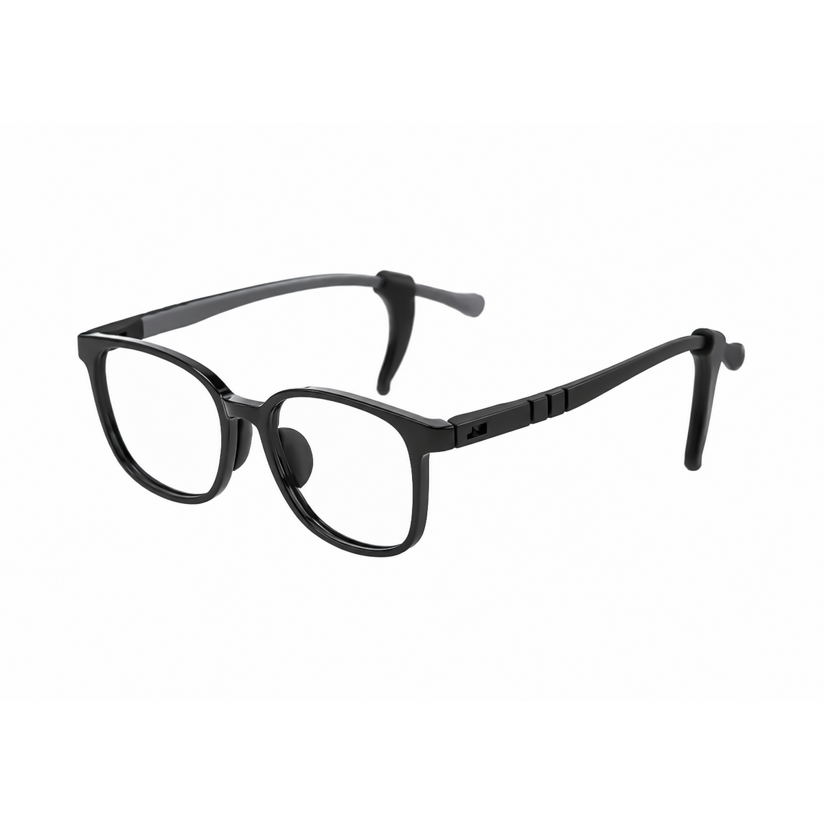 Jude kids prescription glasses in Black, product view 7