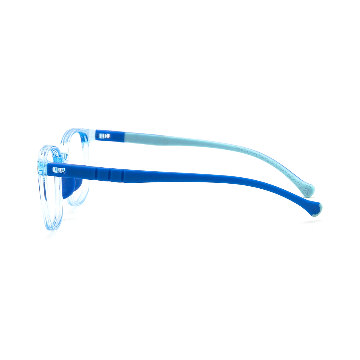 Jude kids prescription glasses in Blue, product view 4