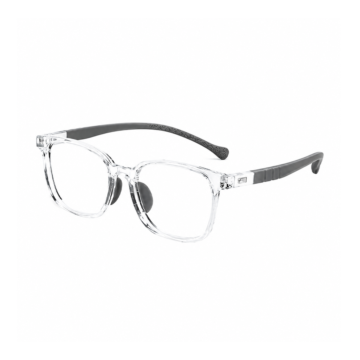 Jude kids prescription glasses in Grey, product view 2