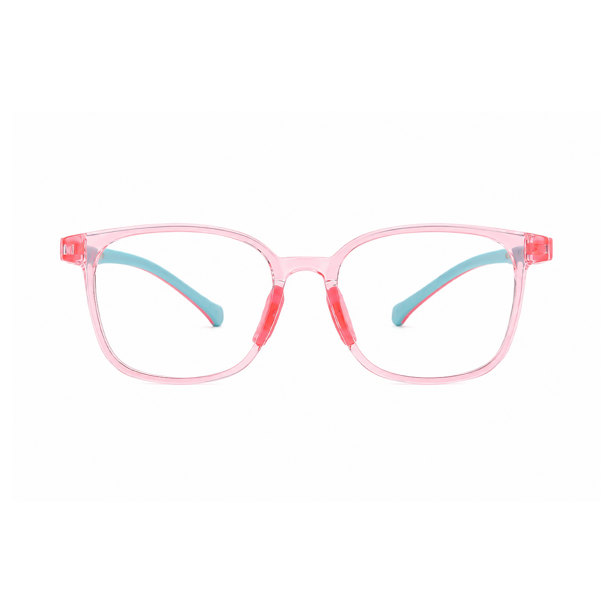 Jude kids prescription glasses in Pink, product view 3