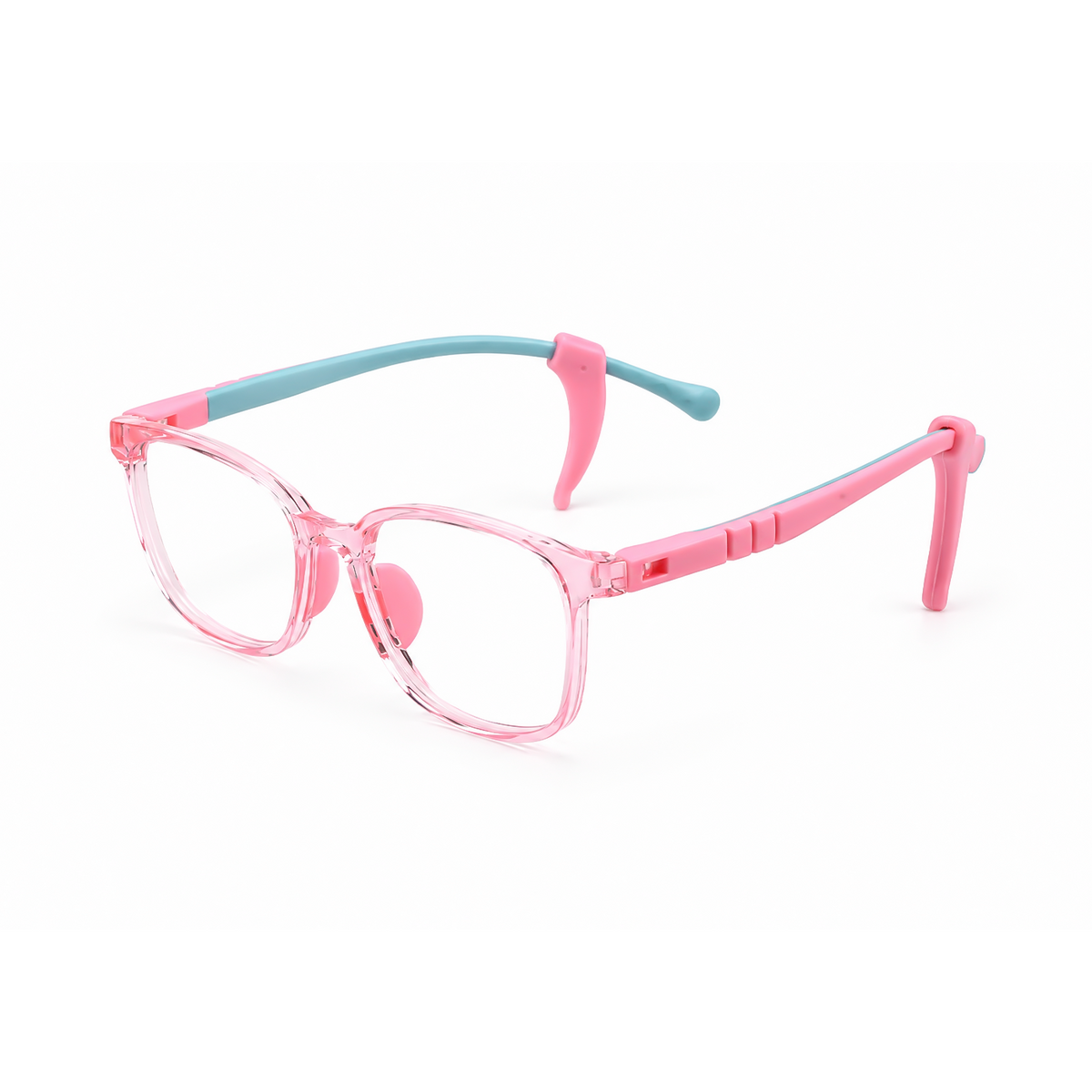 Jude kids prescription glasses in Pink, product view 7
