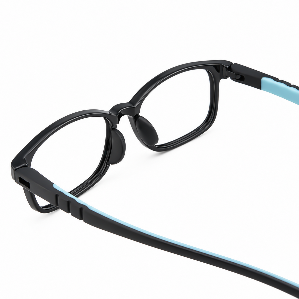 Mila kids prescription glasses in Black, product view 6