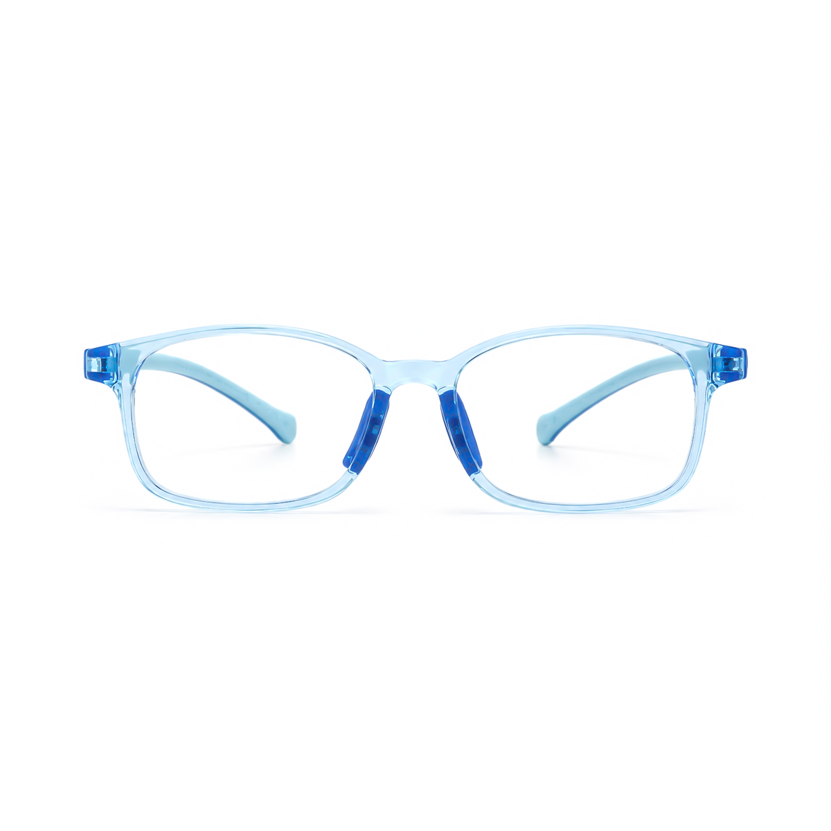 Mila kids prescription glasses in Blue, product view 3