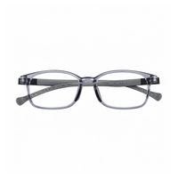 Mila kids prescription glasses in Grey, front view