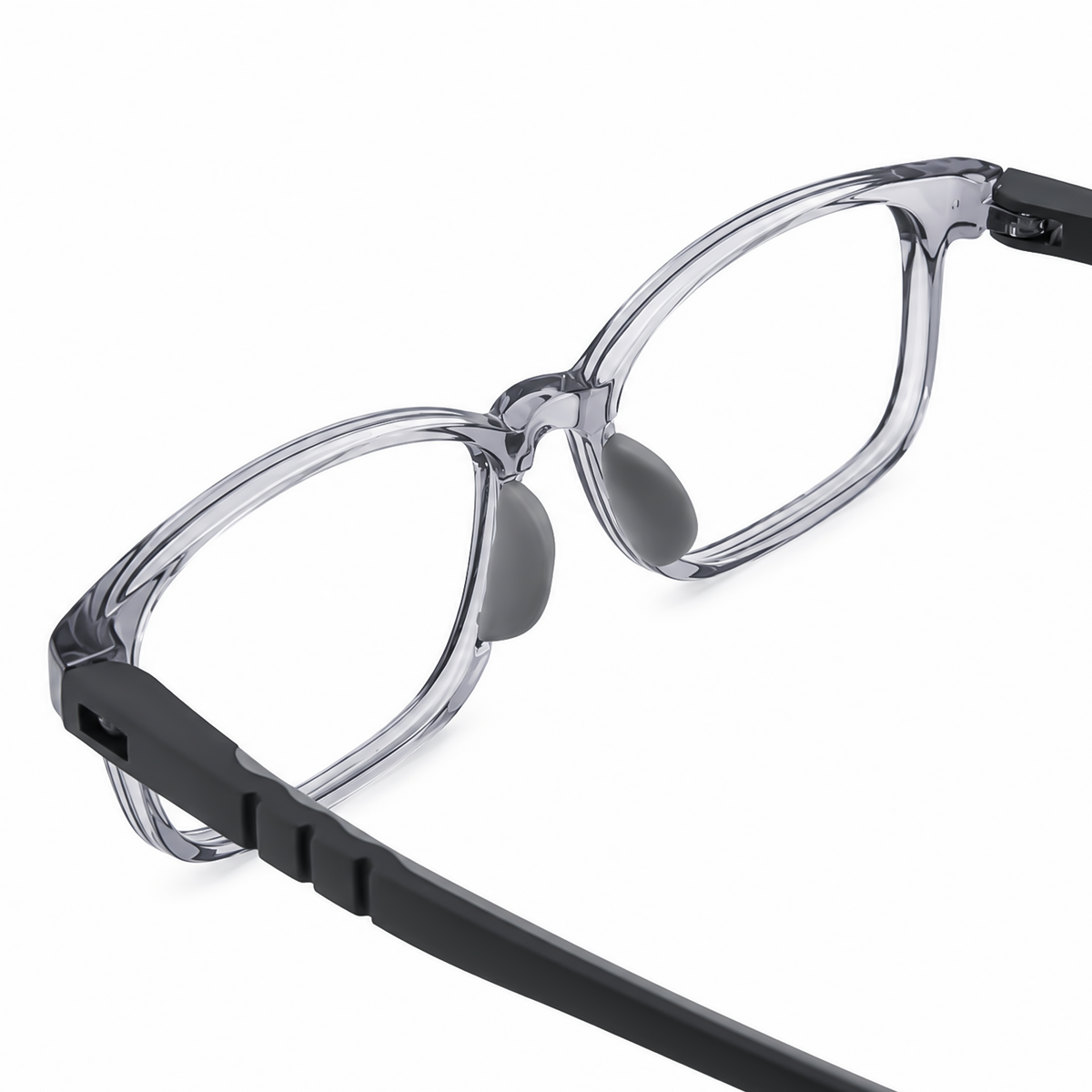 Mila kids prescription glasses in Grey, product view 6