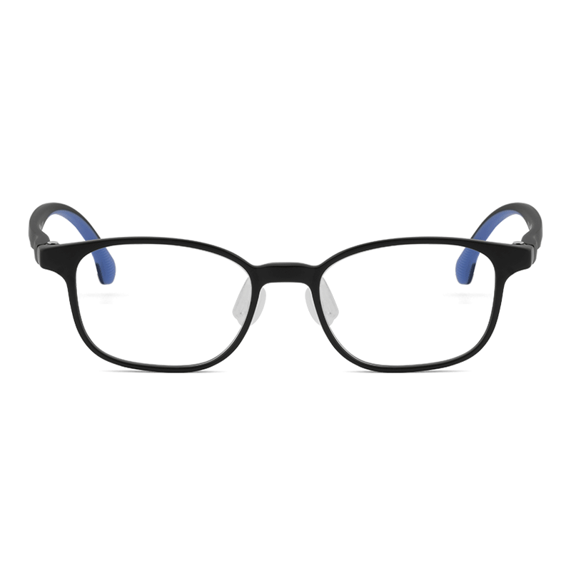 Cora kids prescription glasses in Black, front view