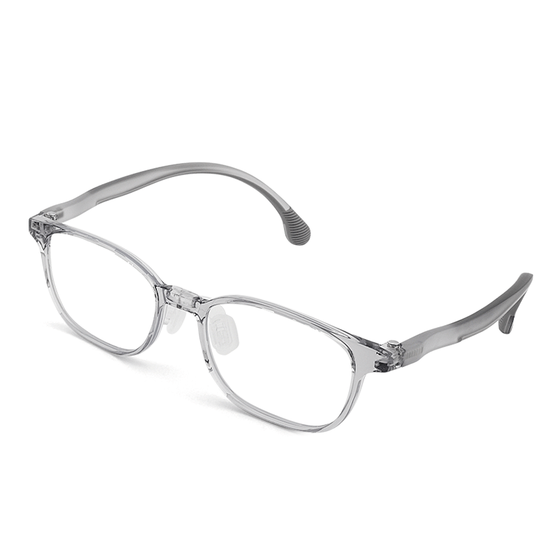 Cora kids prescription glasses in Grey, product view 2