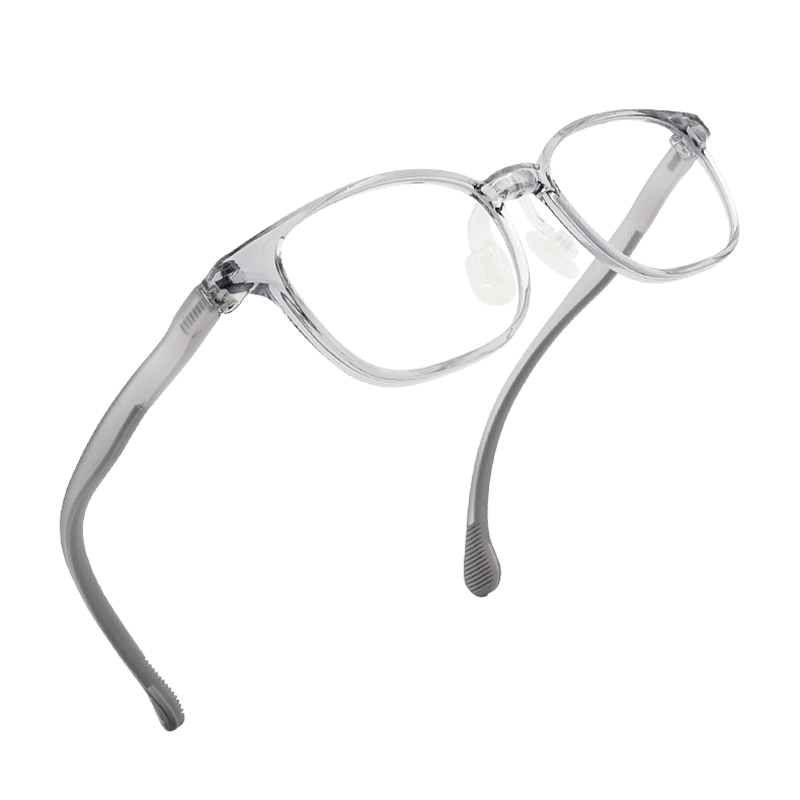 Cora kids prescription glasses in Grey, product view 3