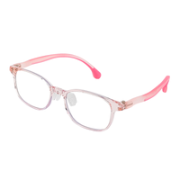 Cora kids prescription glasses in Pink, product view 2