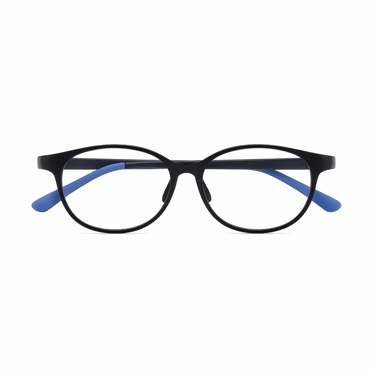 Eden kids prescription glasses in Black, front view