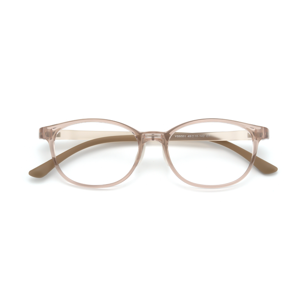 Eden kids prescription glasses in Brown, front view