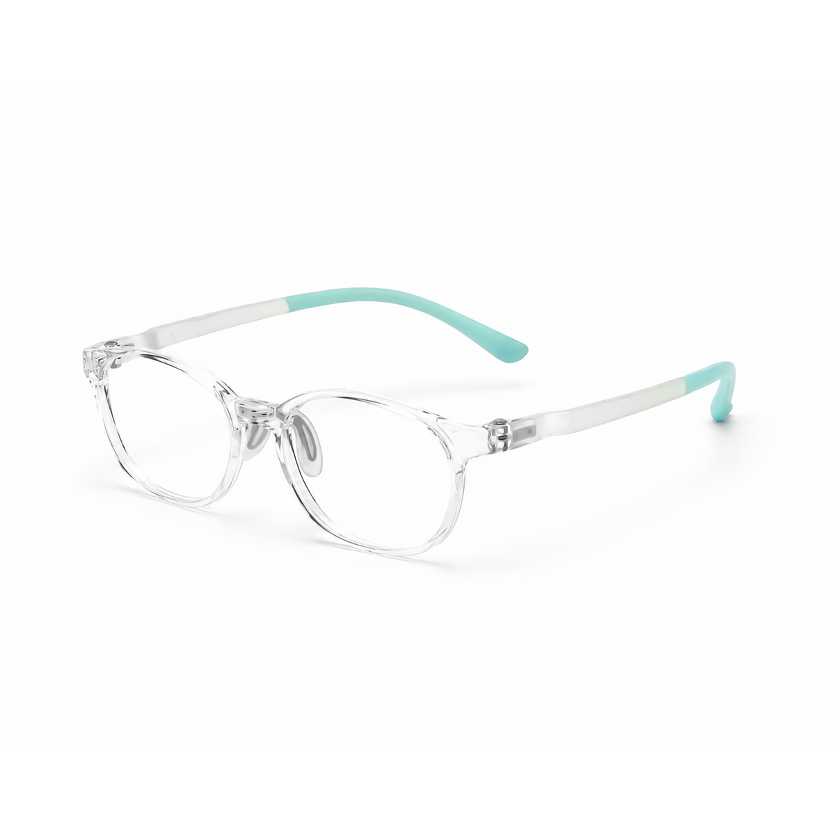 Eden kids prescription glasses in Clear, product view 2