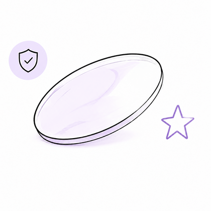 Polycarbonate lens